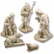Shepherd Nativity Scene - Fiberglass Resin - Indoor/Outdoor Statue