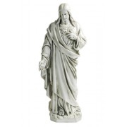 Sacred Heart 5'2in. - Lightweight Fiberglass Resin - Indoor/Outdoor Church Statuary