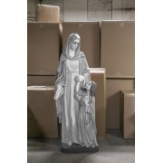 ST. ANNE AND CHILD 5' Lightweight Fiberglass Resin Indoor/Outdoor Church Statuary