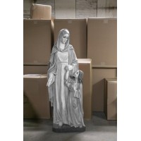 ST. ANNE AND CHILD 5' Lightweight Fiberglass Resin Indoor/Outdoor Church Statuary