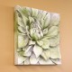 Dahlia Plaque Fiber Stone Resin Indoor/Outdoor Garden Statue/Sculpture -  - FS8741