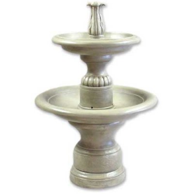 Balustrade 2 Tier Fountain - Fiberglass - Indoor/Outdoor Statue - - FGO-142 Balustrade 2 Tier Fountain - Fiberglass - Indoor/Outdoor Statue - - FGO-142