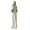 Mother Mary - w/ Hand to Heart in Robe - Lightweight Fiberglass Resin Indoor/Outdoor Church Garden Statuary Mother Mary - w/ Hand to Heart in Robe - Lightweight Fiberglass Resin Indoor/Outdoor Church Garden Statuary