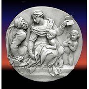 Unknown Frieze Round - Lightweight Fiberglass Resin - Indoor/Outdoor Church Statuary