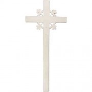 Cross & Gingerbread Wall 58" - Lightweight Fiberglass Resin Indoor/Outdoor Church Statuary