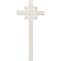 Cross & Gingerbread Wall 58" - Lightweight Fiberglass Resin Indoor/Outdoor Church Statuary
