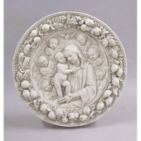 Casa Barbieri Roundel - Lightweight Fiberglass Resin - Indoor/Outdoor Statue