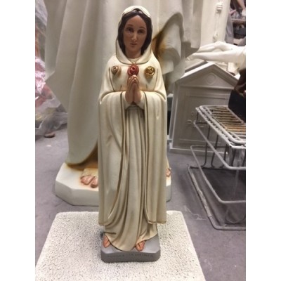 Maria Rosa Mystica 19 X 7 X 4in. - Fiberglass - Statue -  - F8487RLC