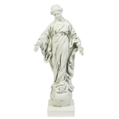 Kingdom Of Mary 25in. Fiberglass Indoor/Outdoor Garden Statue -  - F7142