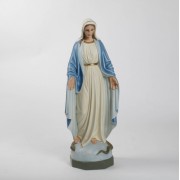 Virgin Mary - 36" H - Lightweight Fiberglass Resin Indoor/Outdoor Church Statuary