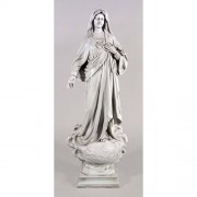 Immaculate Heart Of Mary - 39in. Lightweight Fiberglass Resin - Outdoor Statue Immaculate Heart Of Mary - 39in. Lightweight Fiberglass Resin - Outdoor Statue
