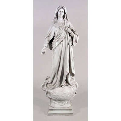 Immaculate Heart Of Mary - 39in. Fiberglass Resin - Outdoor Statue -  - F68747