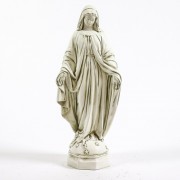 Mother Mary 26 Inch Lightweight Fiberglass Resin Indoor/Outdoor Statue/Sculpture