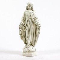 Mother Mary 26 Inch Lightweight Fiberglass Resin Indoor/Outdoor Statue/Sculpture