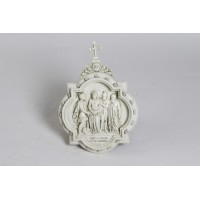 Wall Plaque Station #10 - Lightweight Fiberglass Resin Indoor/Outdoor Garden