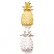 Decorative Wall Pineapple Fiber Stone Indoor/Outdoor Garden Statue