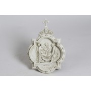 Wall Plaque Station #14 - Lightweight Fiberglass Resin Indoor/Outdoor Garden