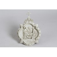 Wall Plaque Station #14 - Lightweight Fiberglass Resin Indoor/Outdoor Garden