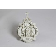Wall Plaque Station #2 - Lightweight Fiberglass Resin Indoor/Outdoor Garden