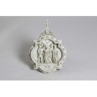 Wall Plaque Station #2 - Lightweight Fiberglass Resin Indoor/Outdoor Garden
