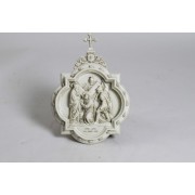 Wall Plaque Station #3 - Lightweight Fiberglass Resin Indoor/Outdoor Garden