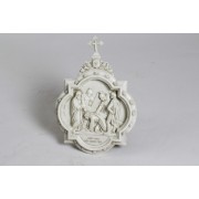 Wall Plaque Station #7 - Lightweight Fiberglass Resin Indoor/Outdoor Garden