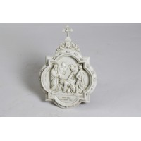 Wall Plaque Station #7 - Lightweight Fiberglass Resin Indoor/Outdoor Garden