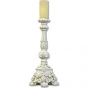 Astaire Candleholder 22in. - Lightweight Fiberglass Resin - Indoor/Outdoor Statue
