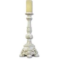 Astaire Candleholder 22in. - Lightweight Fiberglass Resin - Indoor/Outdoor Statue
