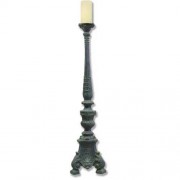 Manchester Candleholder - Lightweight Fiberglass Resin - Indoor/Outdoor Statue