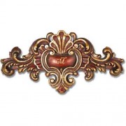 Detail Over Door w/Monogram - Fiberglass Resin - Indoor/Outdoor Statue