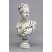 Victorian Woman Bust 29" - Fiberglass Resin Indoor/Outdoor Garden Statue
