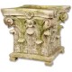 Corinthian Planter (Feet) 17in. Fiberglass Indoor/Outdoor Garden -  - FS7557