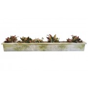 Long bunglow planter Fiber Stone Indoor/Outdoor Garden / Patio Statue