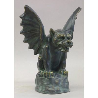 Florentine Gargoyle 13in. - Fiberglass - Indoor/Outdoor Statue -  - F6801