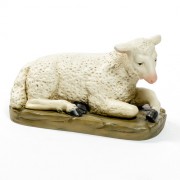 Sheep-Left - Lightweight Fiberglass Resin Indoor/Outdoor Church Statuary