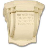 Honor Me Bracket 7"h - Fiberglass Resin Indoor/Outdoor Garden Statue