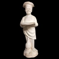 Pizza Chef - Fiberglass Resin - Indoor/Outdoor Garden Statue/Sculpture