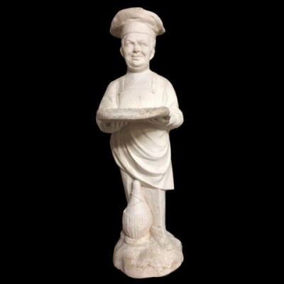 Pizza Chef - Fiberglass - Indoor/Outdoor Garden Statue/Sculpture -  - F7518