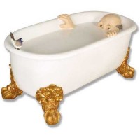 Antique Bathtub Bb 1Pc Fiberglass Resin Indoor/Outdoor Garden