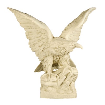 Eagle Facing Left 40in. High Fiberglass Indoor/Outdoor Garden -  - F9514L