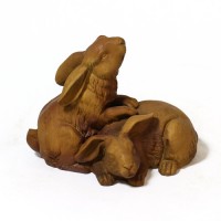 Bunnies At Play - Fiberglass Resin - Indoor/Outdoor Statue/Sculpture