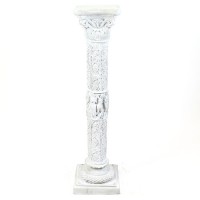 Nine Muses Stand Pedestal Statue Display Base/Riser 42in. High - Stone Nine Muses Stand Pedestal Statue Display Base/Riser 42in. High - Stone