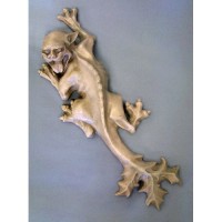 Catgoyle (Cat Gargoyle) 34 Fiberglass Resin Indoor/Outdoor Garden Statue