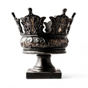 King Crown - Fiberglass Resin - Indoor/Outdoor Garden Statue/Sculpture