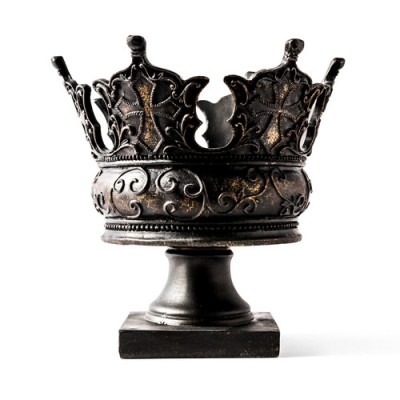 King Crown - Fiberglass - Indoor/Outdoor Garden Statue/Sculpture -  - F8876