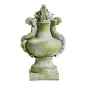 23 Inch Cherub Siren Urn Fiberglass Resin Indoor/Outdoor Statuary