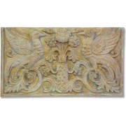 Two Bird Plaque 22 W Fiberglass Resin Indoor/Outdoor Garden Statue