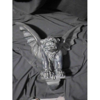 Tuscany Gargoyle Wall 20in. Fiberglass Indoor/Outdoor Garden -  - F471