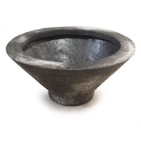 Tornado Pot Medium 11in. High B - Fiberglass Resin - Outdoor